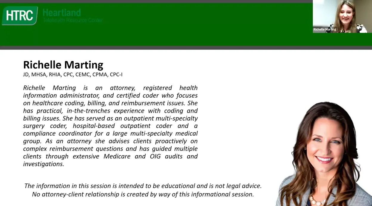 Richelle Marting PFS Webinar